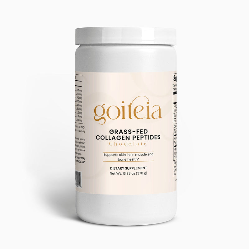 Goiteia Goiteia Grass-Fed Collagen Peptides Powder (Chocolate) 13.33 Oz (378g) Proteins & Blends White Smoke