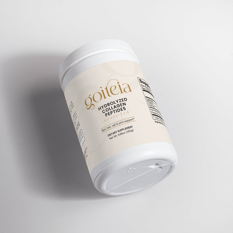Goiteia Goiteia Grass-Fed Hydrolyzed Collagen Peptides  9.88 Oz (280g) Proteins & Blends Light Gray