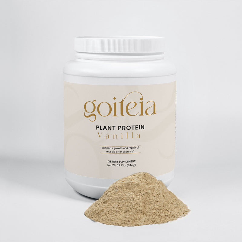 Goiteia Goiteia Plant Protein (Vanilla) 29.77 oz. (844 g) Proteins & Blends Light Gray