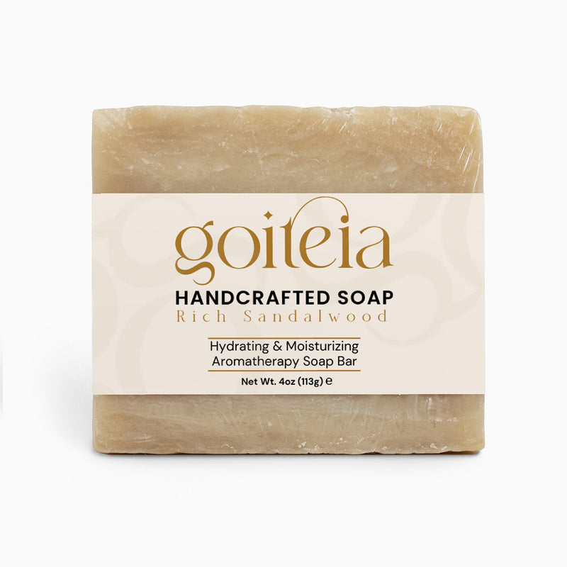 Goiteia Goiteia Rich Sandalwood Soap 4 oz (113g) Bar Soap Antique White