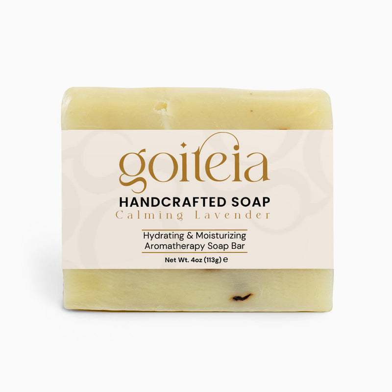 Goiteia Goiteia Calming Lavender Soap 4 oz (113g) Bar Soap Antique White