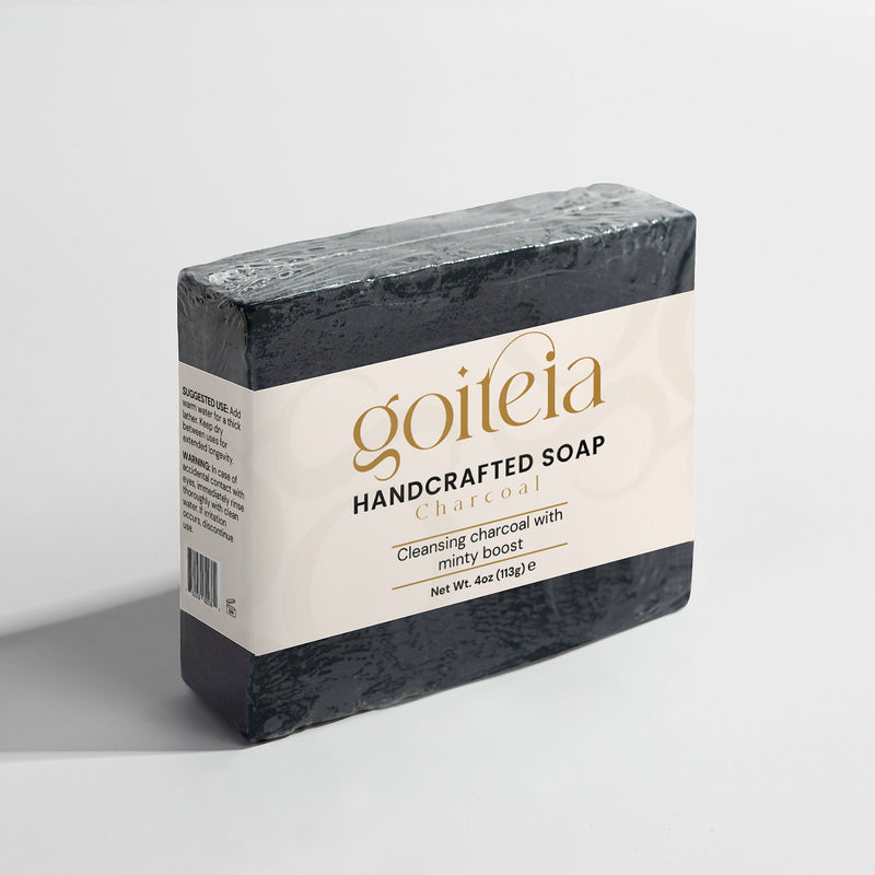 Goiteia Goiteia Charcoal Soap 4 oz (113g) Bar Soap Light Gray