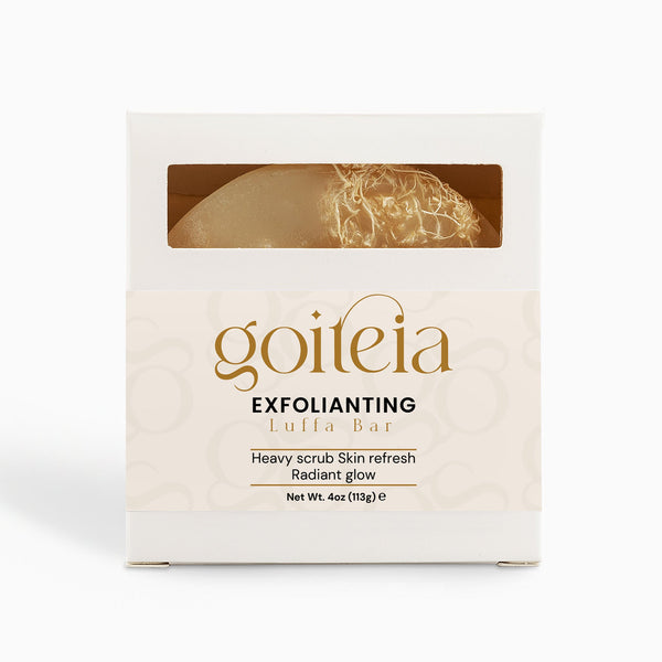 Goiteia Goiteia Exfoliating Luffa Bar 4 oz (113g) Exfoliating Antique White