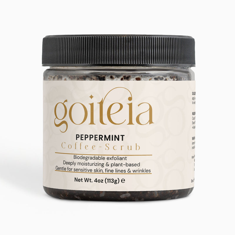 Goiteia Goiteia Peppermint Coffee Scrub 4 oz (113g) Scrub Antique White