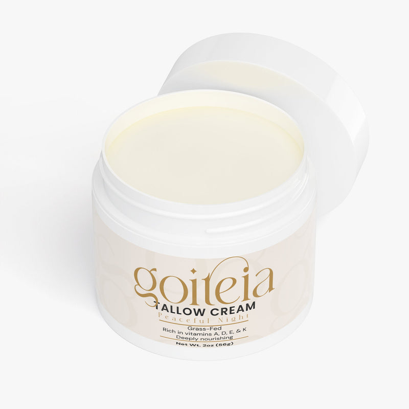 Goiteia Goiteia Tallow Cream Peaceful Night 2 oz (56g) Tallow Cream Antique White