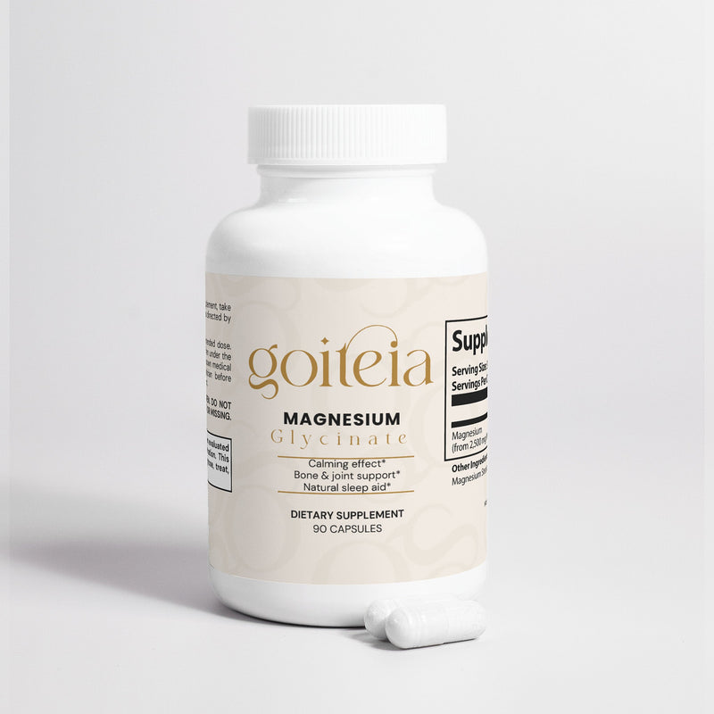 Goiteia Goiteia Magnesium Glycinate 90 caps Vitamins & Minerals Light Gray