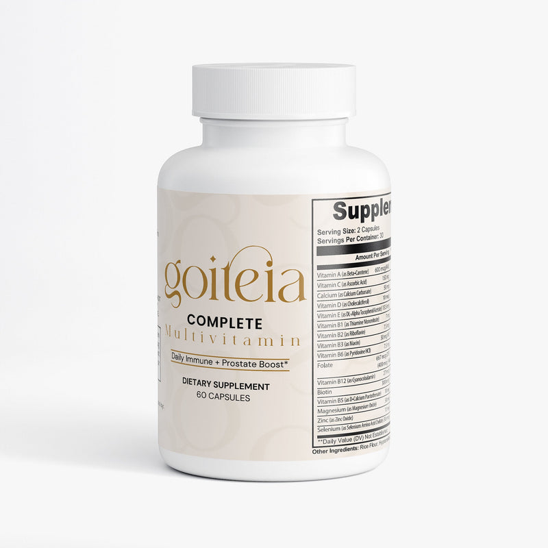 Goiteia Goiteia Complete Multivitamin 60 caps Multivitamin White Smoke