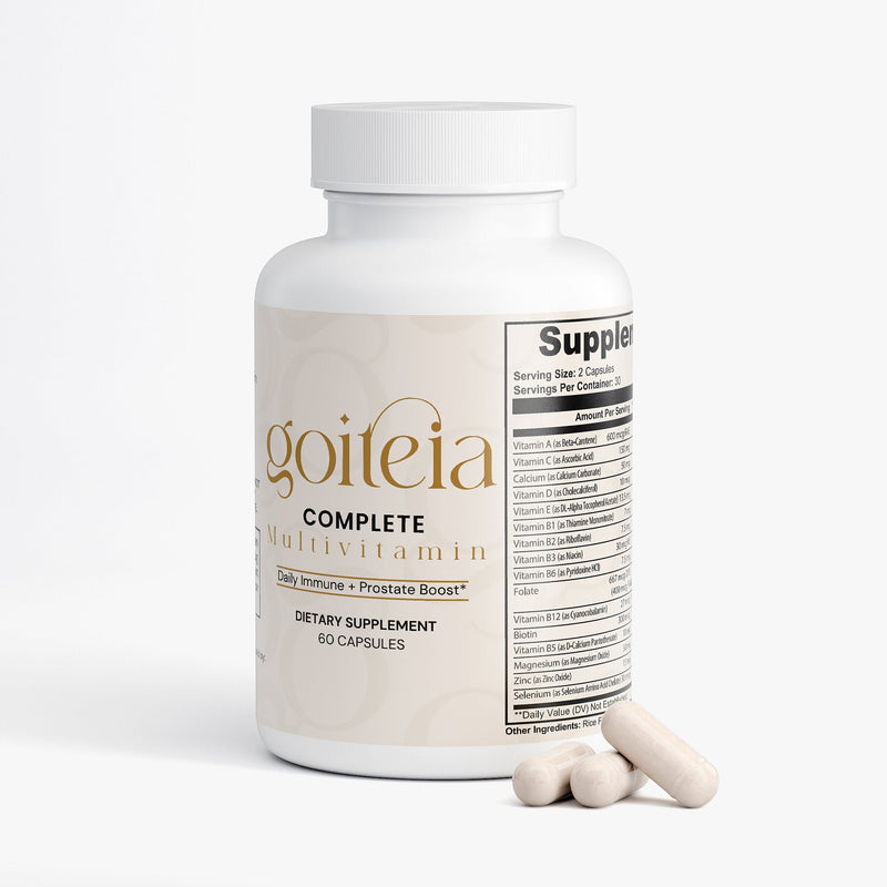 Goiteia Goiteia Complete Multivitamin 60 caps Multivitamin White Smoke