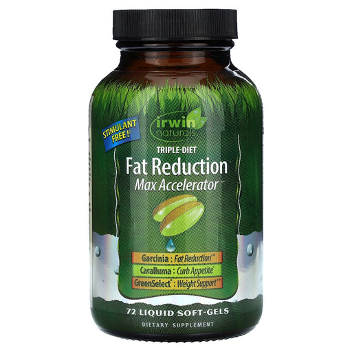 Irwin Naturals Irwin Naturals Triple Diet Fat Reduction Max Accelerator - 72 Liquid Softgels Vitamins & Supplements White Smoke