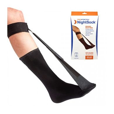 ProStretch ProStretch NightSock With Toe Support For Plantar Fasciitis, One-size Personal Care White Smoke