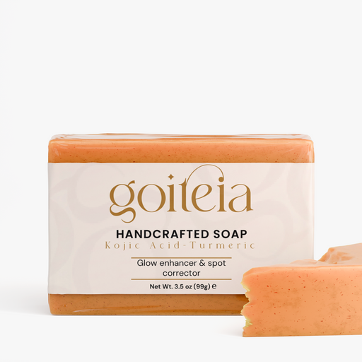 Goiteia Goiteia Kojic Acid & Turmeric Soap 3.5 oz  (99 g) Bar Soap Light Gray