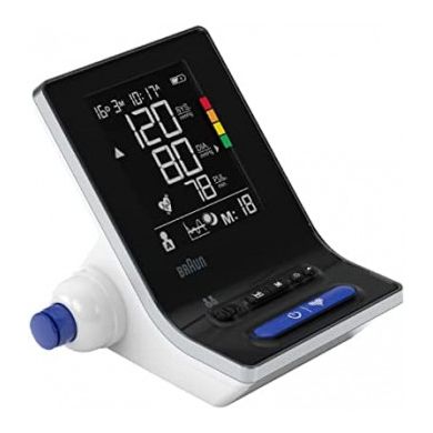 Braun Braun Exactfit  3 Blood  Pressure  Monitor 2 Upper  Arm  Cuff  Sizes Blood Pressure Monitors White Smoke