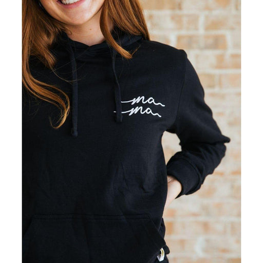 Sunflower Motherhood Mama Hooded Sweatshirt Clothing Black Small / Black,Small / Cream,Medium / Black,Medium / Cream,Large / Black,Large / Cream,Extra Large / Black,Extra Large / Cream