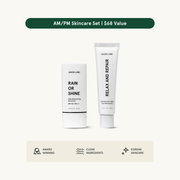 JAXON LANE Jaxon Lane AM/PM Skincare Set - Sunscreen & Moisturizer White Smoke