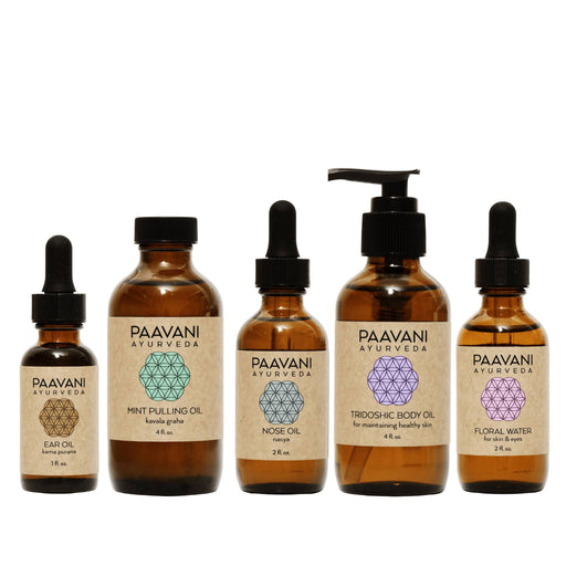 Paavani Ayurveda Dinacharya Ritual Kit | Ayurvedic Daily Self-Care for Balance & Vitality variable White Smoke Full Size / Mint / Vata,Full Size / Mint / Pitta,Full Size / Mint / Kapha,Full Size / Mint / Tridoshic,Full Size / Cinnamon / Vata,Full Size / Cinnamon / Pitta,Full Size / Cinnamon / Kapha,Full Size / Cinnamon / Tridoshic,Mini Size / Mint / Vata,Mini Size