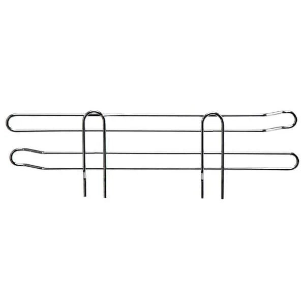 Regency SIDE LEDGE 14"D CHROME 8 CT DS Shelving White Smoke