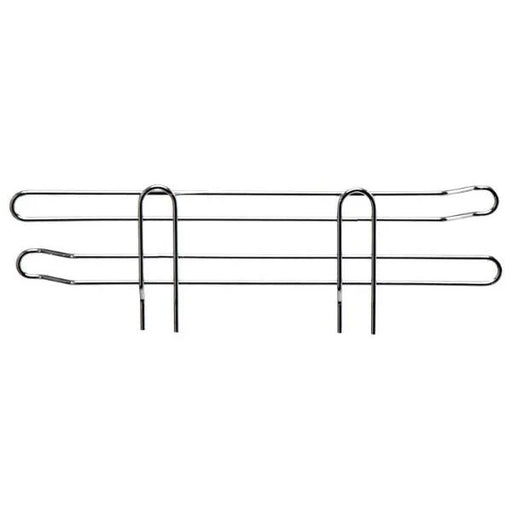 Regency SIDE LEDGE 14"D CHROME 8 CT DS Shelving White Smoke