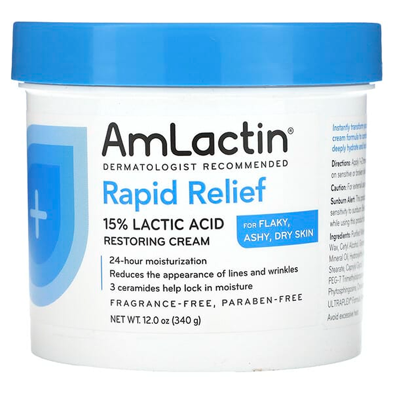 AmLactin AmLactin Rapid Relief Moisturizing Cream - 12 Oz Bath & Body White Smoke