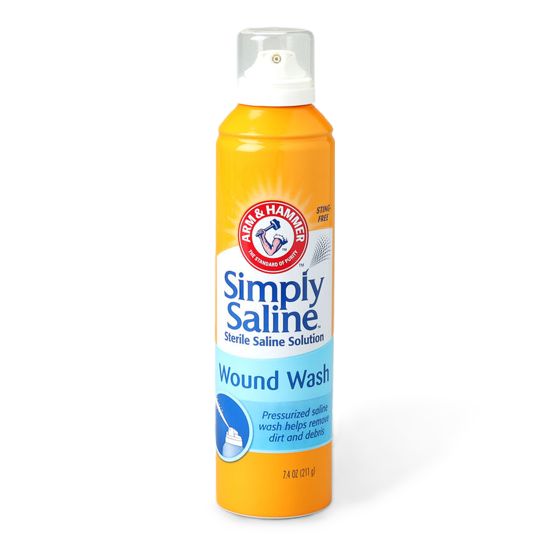 Arm & Hammer Arm & Hammer Simply Sterile Wound Wash Saline 7 Oz Health & Beauty White Smoke