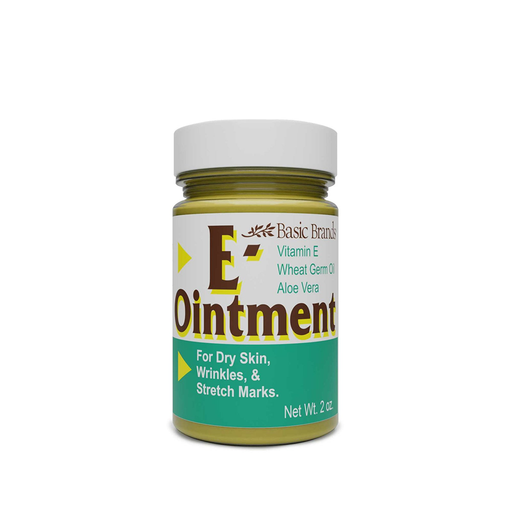 Basic Organics Basic Organics Vitamin E Natural Ointment, 2 Oz Health & Beauty Light Gray