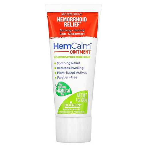 Boiron Boiron® HemCalm™ Hemorrhoid Relief Ointment - 1 Oz Health & Beauty White Smoke