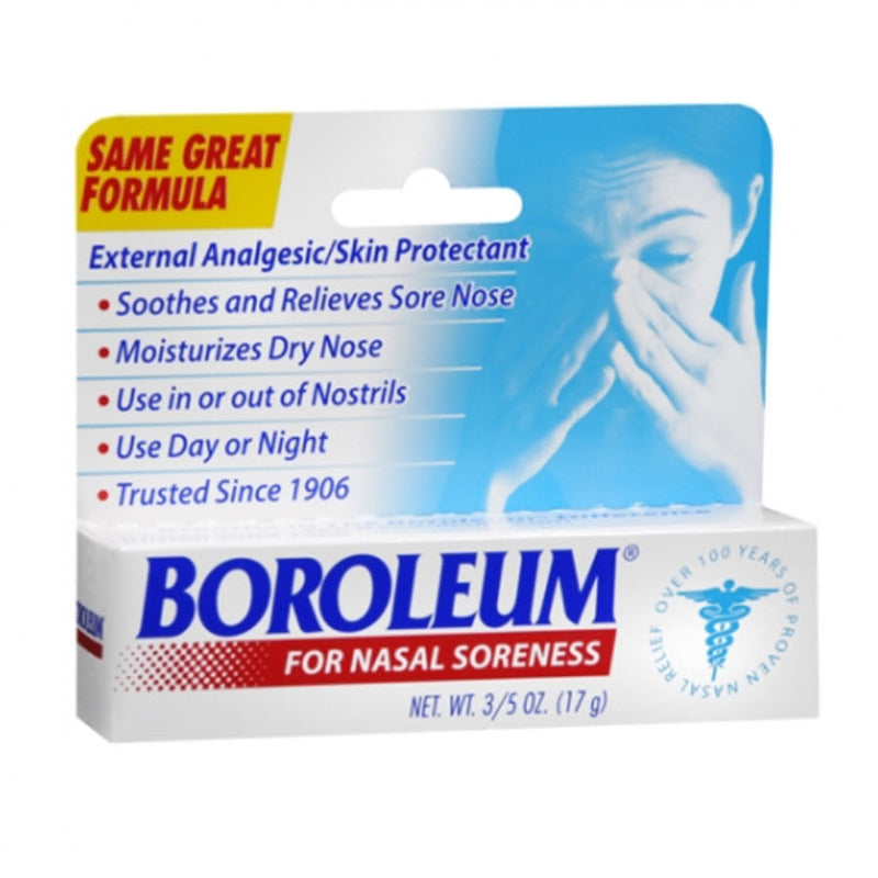 Boroleum Boroleum Nasal Soothing Ointment 0.6 Oz Health & Beauty White Smoke