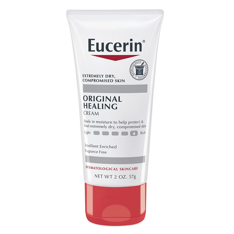 Eucerin Eucerin Original Healing Rich Cream For Extremely Dry Skin 2 Oz. Tube Lotion & Moisturizer White Smoke