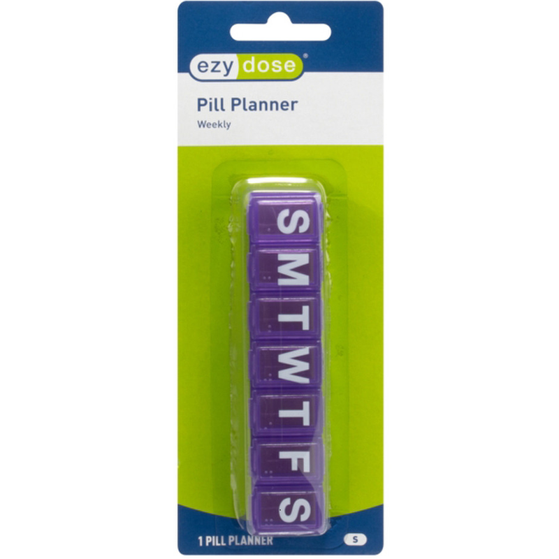 Ezy Dose Ezy Dose Weekly Classic Pill Planner - Small Pillbox Olive Drab