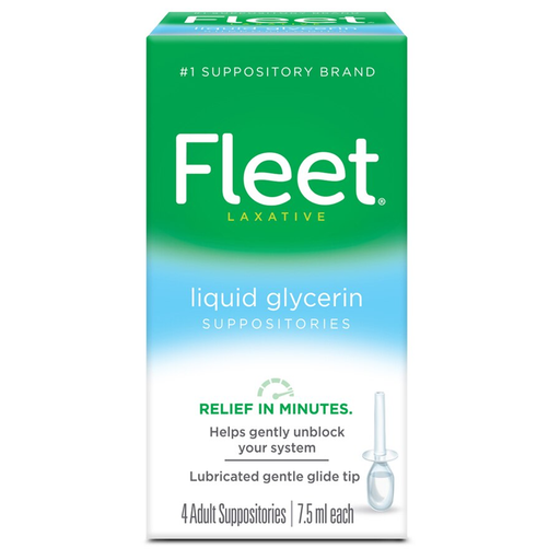 Fleet Fleet 7.5 Ml Liquid Glycerin Laxative Suppositories, Adult Health & Beauty White Smoke