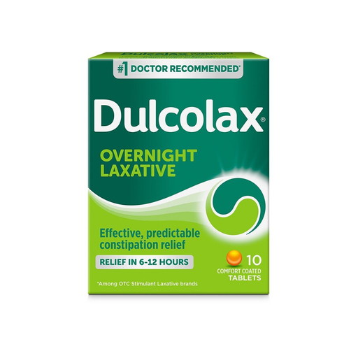Dulcolax Dulcolax Overnight Relief 5 Mg Laxative Comfort Coated Tablets Health & Beauty Yellow Green