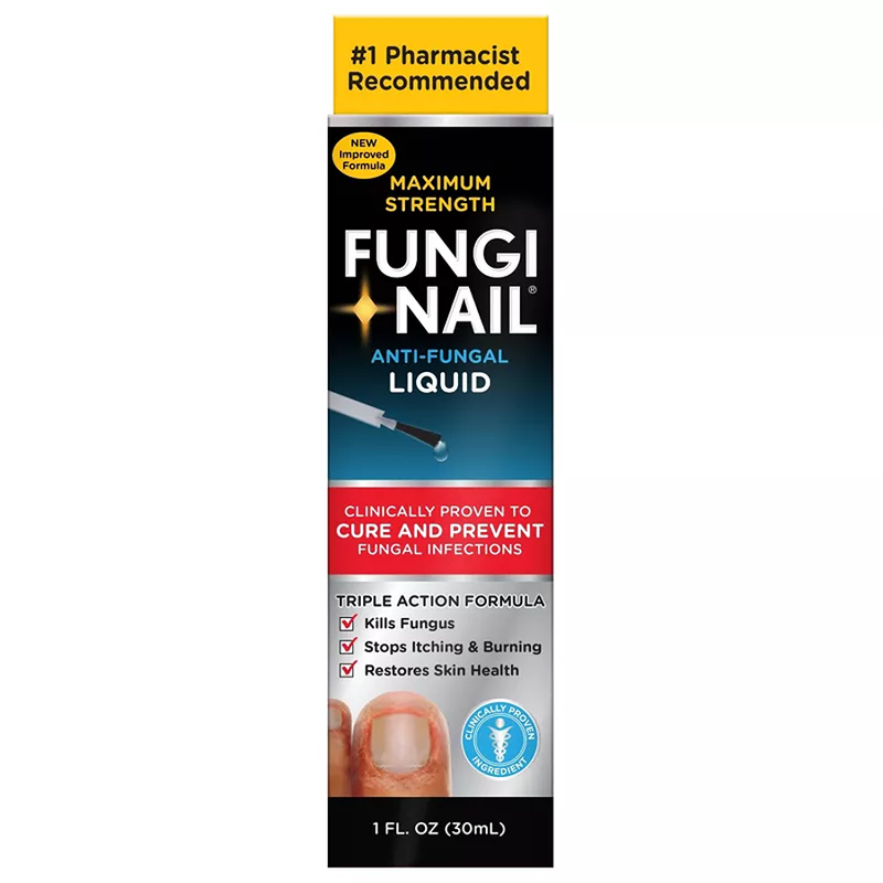 Fungi Nail Fungi Nail Maximum Strength Anti-Fungal Liquid 1 Fl Oz Health & Beauty Black