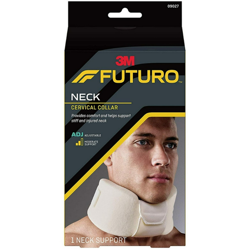 Futuro FUTURO Soft Cervical Collar, Adjustable Neck Support, One Size Supports & Braces Black