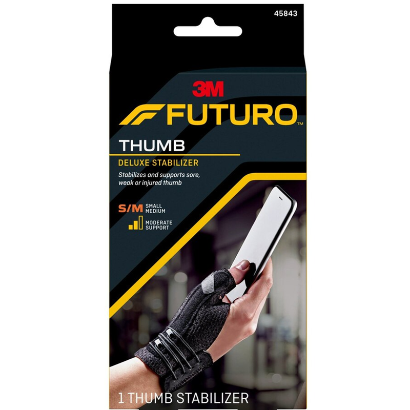 Futuro Futuro Deluxe Thumb Stabilizer Black Small/Medium Camera Stabilizers & Supports Black