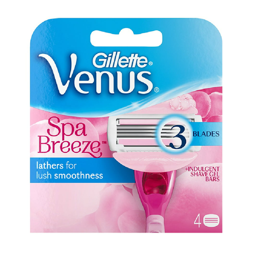 Gillette Gillette Venus Spa Women's White Tea  Razor Blade Refills 4 Count Shaving & Grooming Thistle
