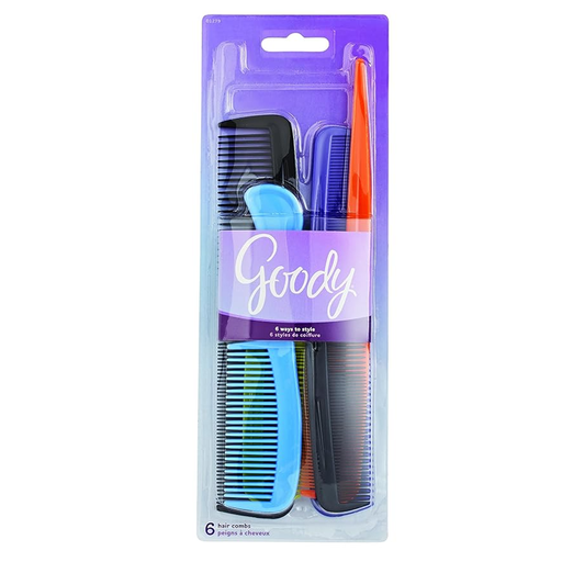 Goody Goody Hair Combs Family Pack Set, Assorted Styles Health & Beauty Light Gray