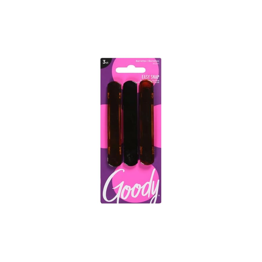 Goody Goody Barrettes, Easy Snap, Autoclasp, Classic, Womens Health & Beauty Black