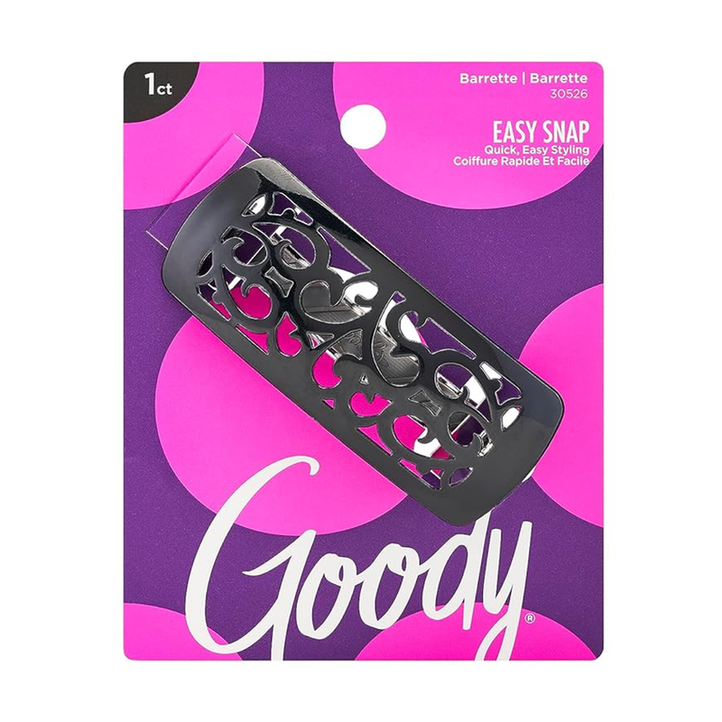 Goody Goody Slideproof Autoclasp Carved Hair Barrette Health & Beauty Orchid