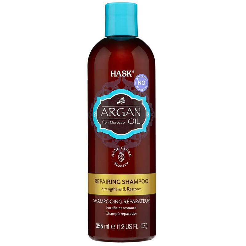 Hask Hask Shampoo, Repairing, Argan Oil 12 Fl Oz Shampoo White Smoke