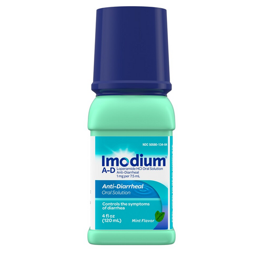 Imodium Imodium Oral  Solution Mint  Flavor Anti Diarrheal 4 Oz Medicine & Drugs Midnight Blue