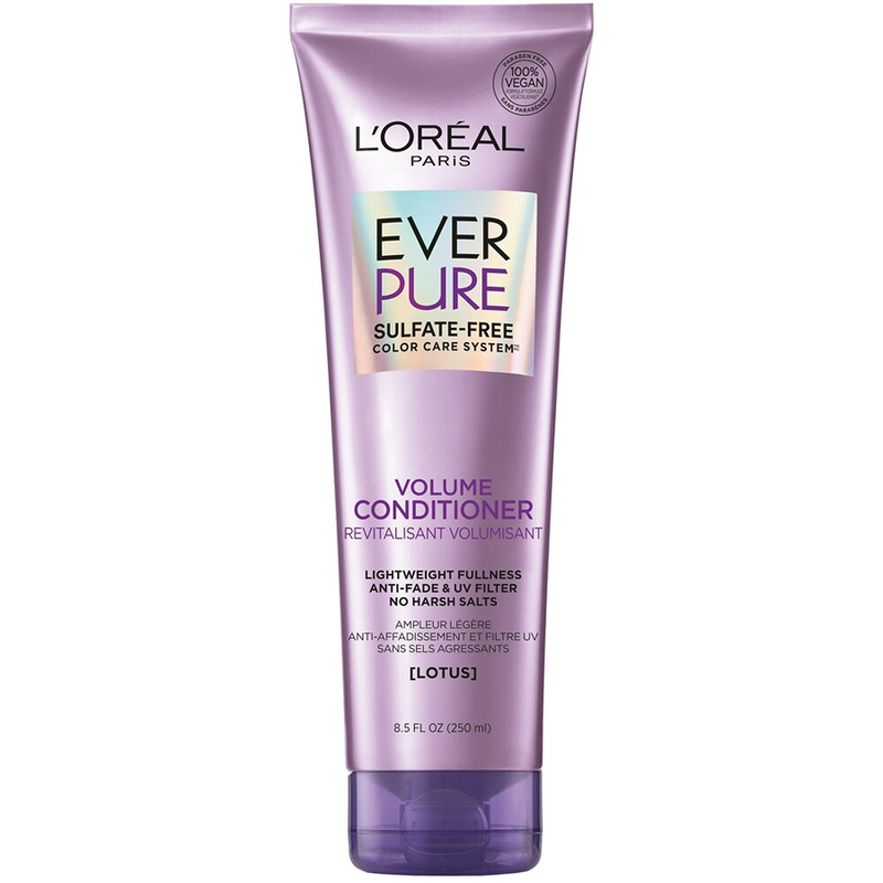 L'Oreal L'Oreal Paris EverPure Sulfate Free Volume Conditioner 8.5 Fl Oz Conditioners White Smoke