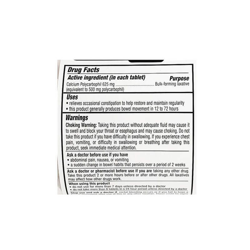 Major Fiber Unboxed Tablet 625 Mg 90 Ct Health & Beauty White Smoke