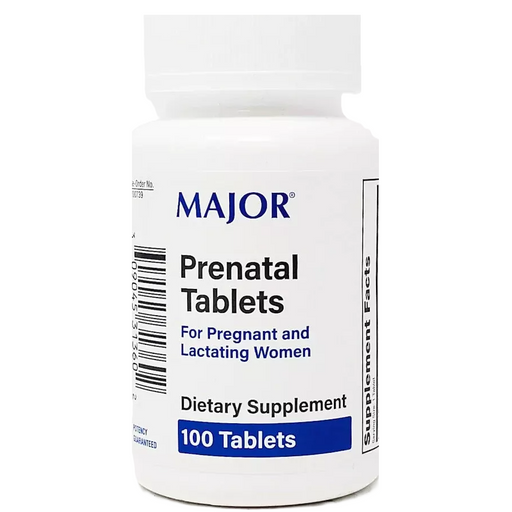 Major Major Prenatal Tablets 100 Tablets Health & Beauty Lavender
