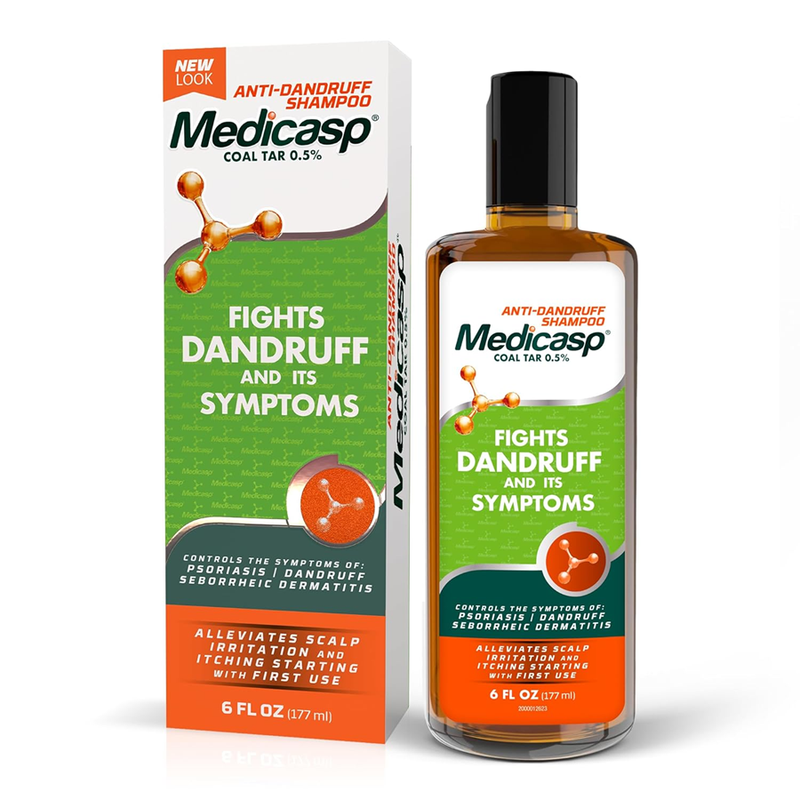 Medicasp Medicasp Coal Tar Gel Original Strength Dandruff Shampoo, 6 Oz Shampoo White Smoke