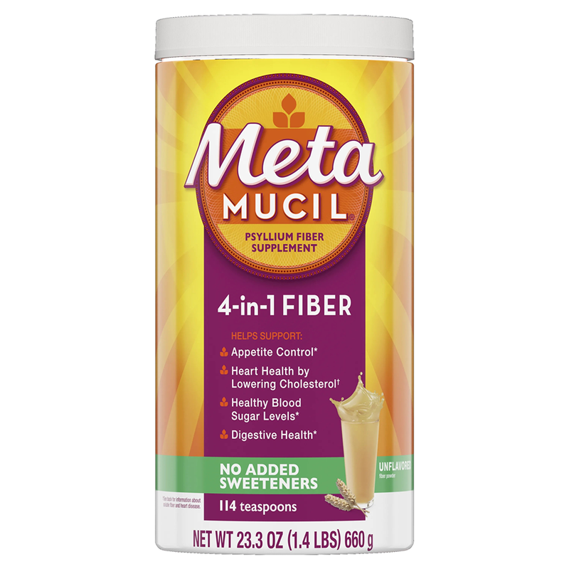 Metamucil Metamucil Psyllium Husk Powder Fiber Supplement Unflavored Health & Beauty Lavender