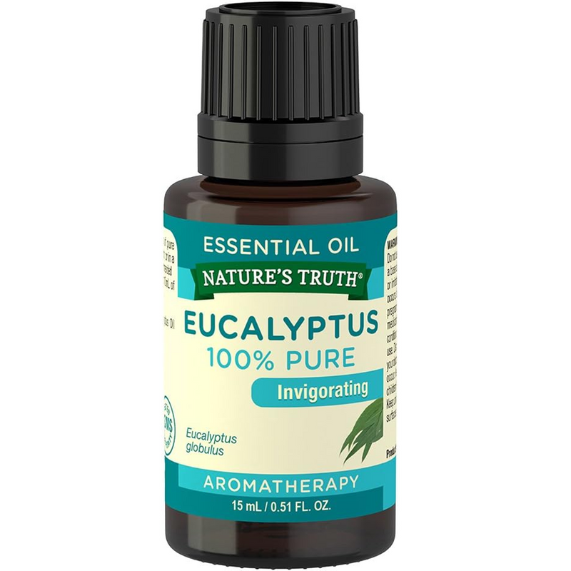 Nature's Truth Nature's Truth  Aromatherapy  Eucalyptus  Pure Essential Oil 0.51 Fl Oz Health & Beauty White Smoke