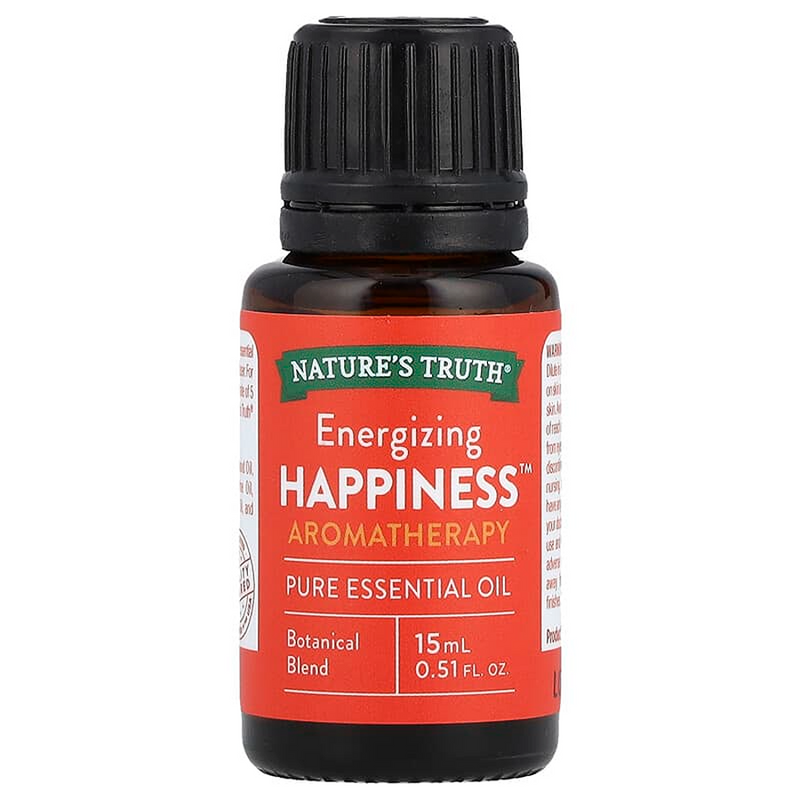 Nature's Truth Nature's Truth Pure Essential Oil, Energizing Happiness 0.51 Fl Oz Massage & Relaxation Dark Slate Gray