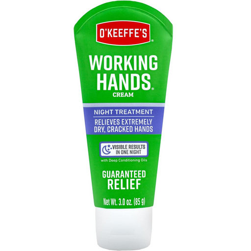 O'Keeffe's O'Keeffe's® Working Hands® Night Treatment – 3 Ounce Tube Lotion & Moisturizer White Smoke