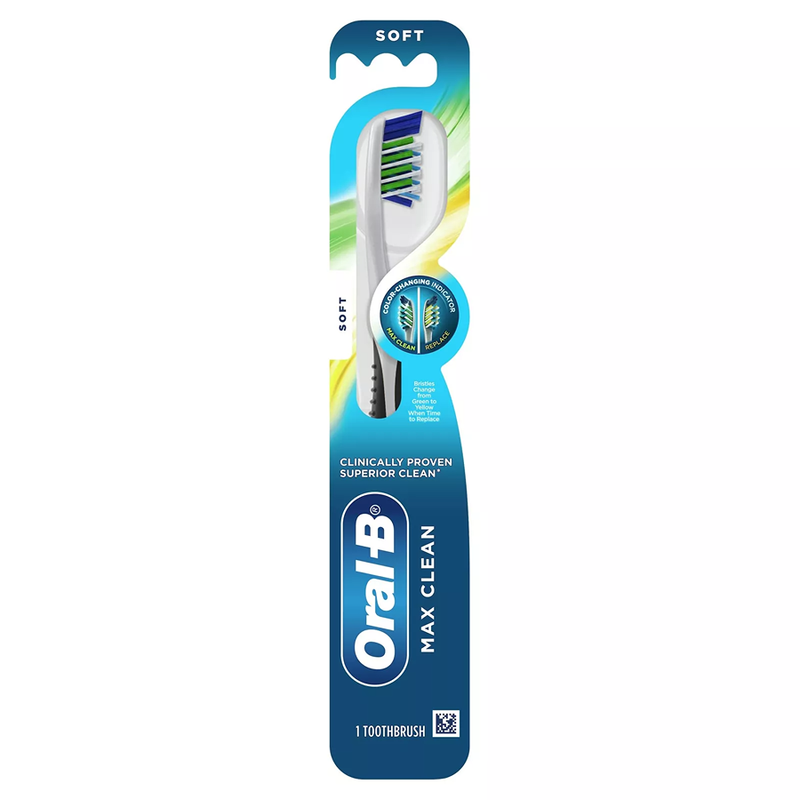Oral-B Oral-B Max Clean Soft Toothbrush Toothbrushes Dark Slate Gray
