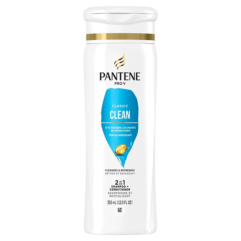 Pantene Pantene Classic Clean 2 In 1 Shampoo + Conditioner 12 Fl Oz Shampoo & Conditioner White Smoke