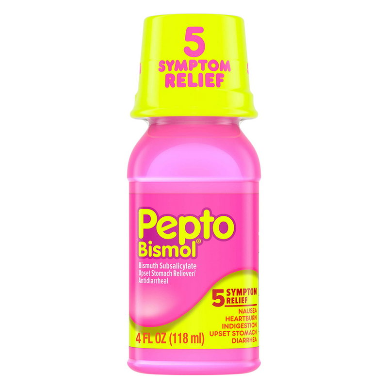 Pepto-Bismol Pepto-Bismol Suspension Original 262Mg 15Ml  4 Oz Health & Beauty Yellow